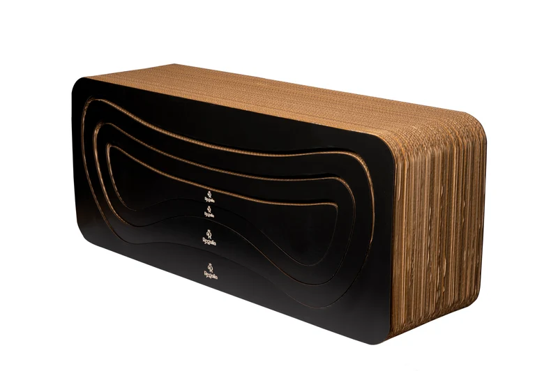 Regalia Yoda Set Cat Scratcher 83x34x24cm - Black