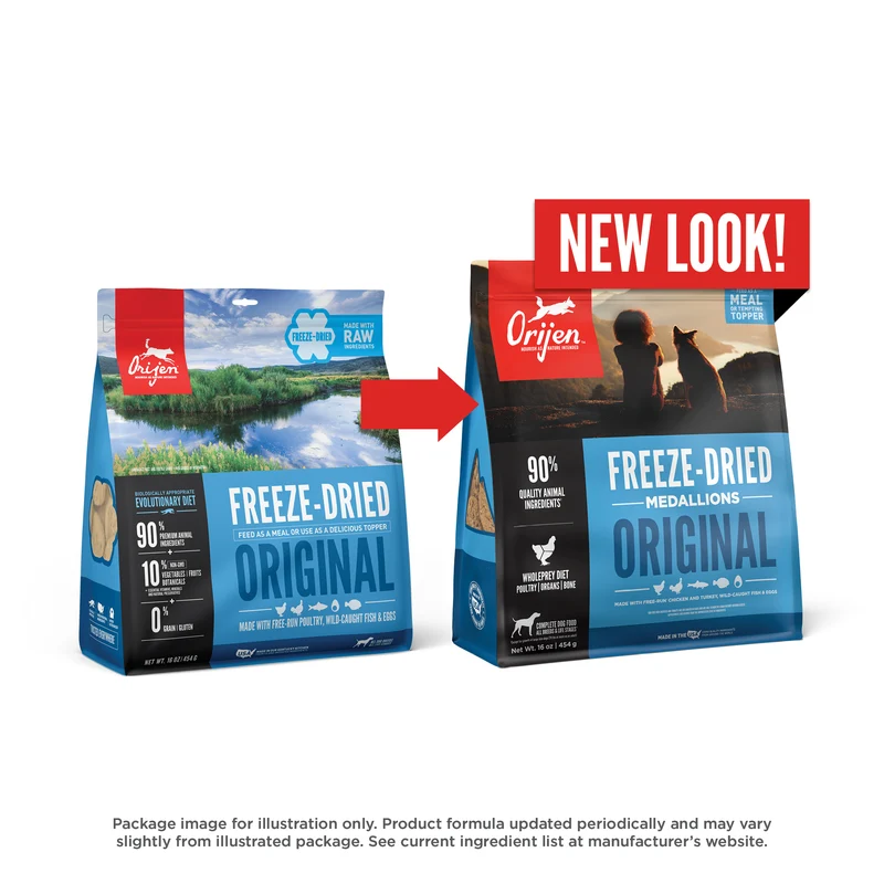 Orijen Medallion Original Freeze Dried Dog Food