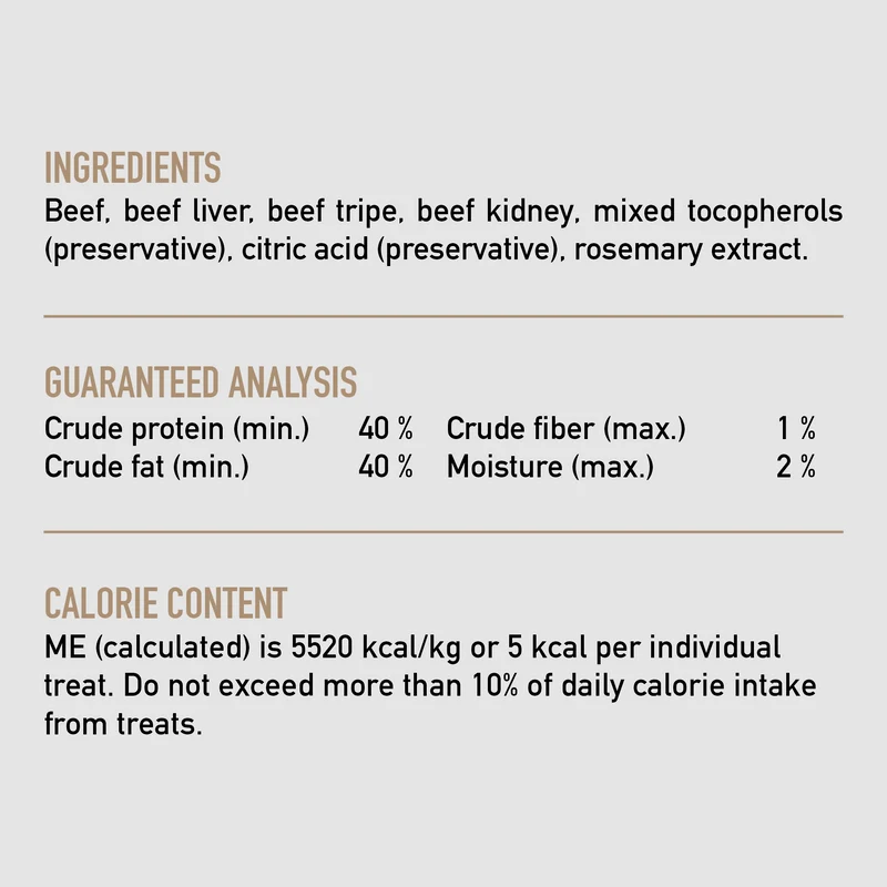 Orijen Beef Recipe Freeze Dried Dog Treats 92g