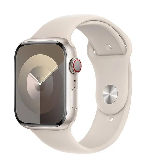 Apple Watch Series 9 (GPS) 45 mm Aluminiumgehäuse Starlight