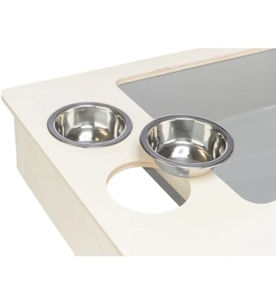 Trixie Feeding Station With Bowls & Hay Manger for Small Pets 70X41X47CM