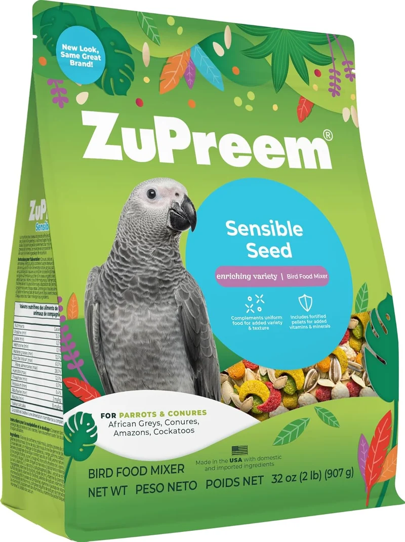 Zupreem Sensible Seed Parrots & Conures Food 2lb