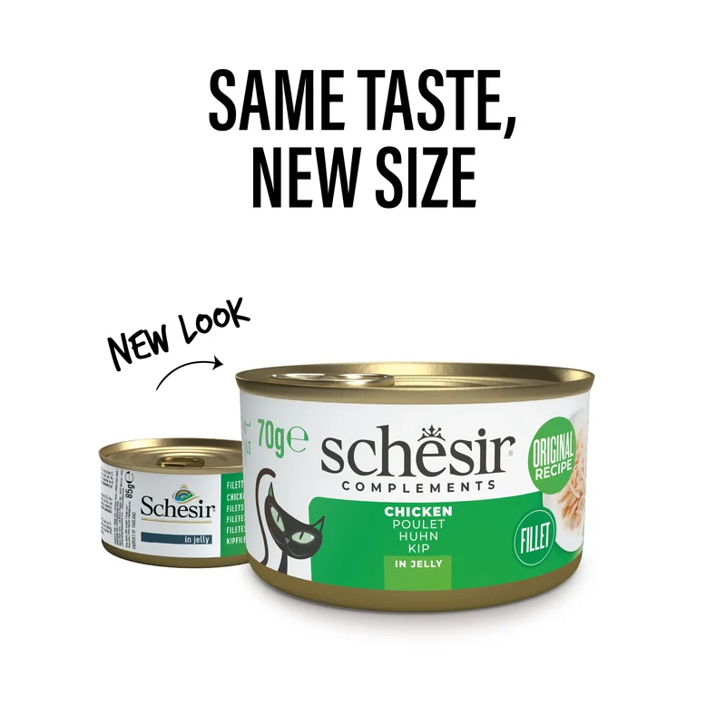 Schesir Complements Chicken In Jelly Canned Wet Cat Food 70g