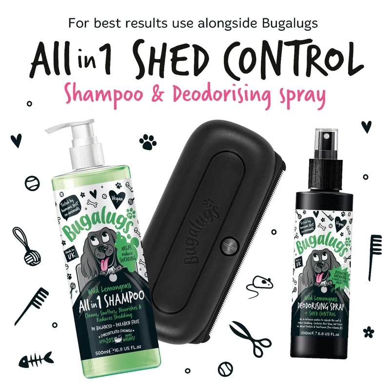 Bugalugs Deshedding Brush For Pets
