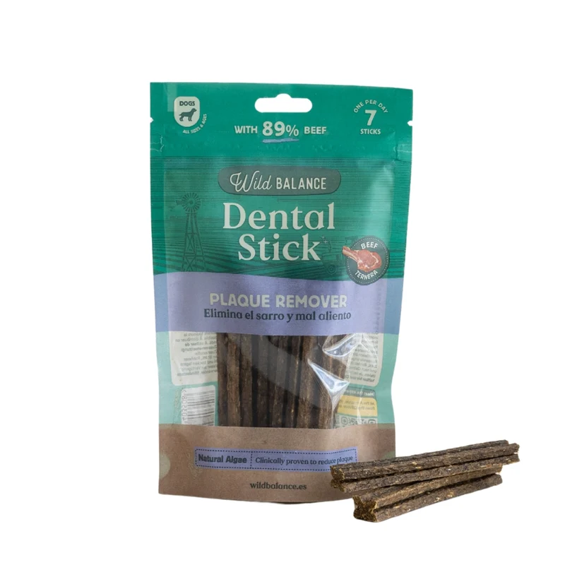 Wild Balance Beef Dental Sticks For Tartar & Plaque Dog Treat 7PCS