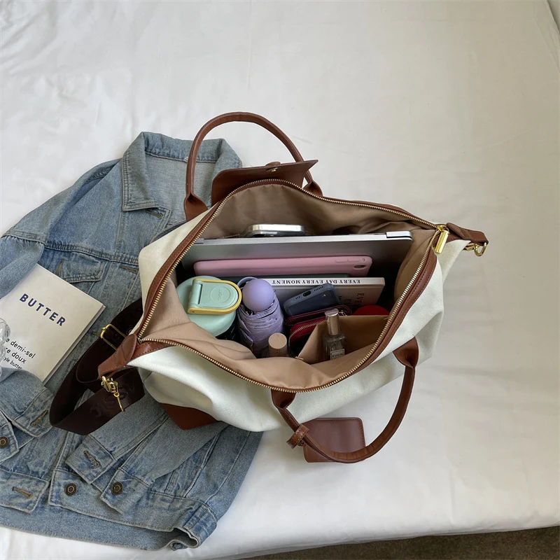 Robuste Canvas Reise-Wochenendtasche Karnz