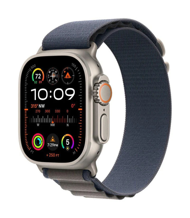Apple Watch Ultra 2 49mm Titanium Blue Alpine Loop M