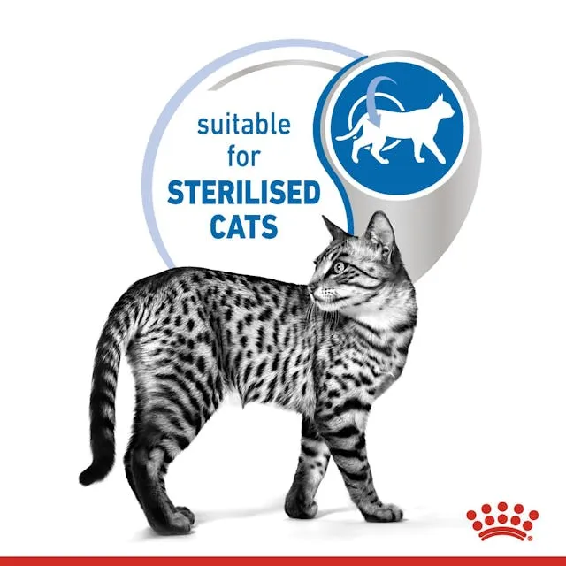 Royal Canin Indoor Sterilised 7+ in Chunks In Gravy Cat Wet Food 85G - Pack of 12