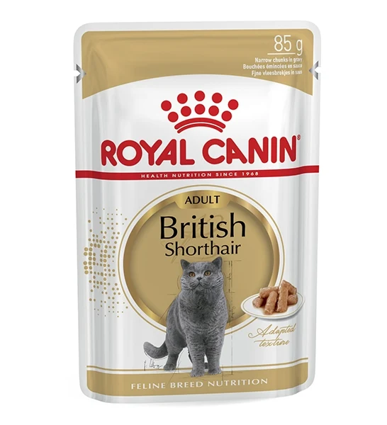 Royal Canin British Shorthair Adult Wet Cat Food 85G - Pack of 12