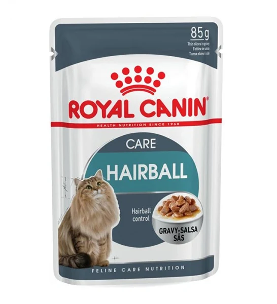 Royal Canin Hairball Care In Gravy Adult Wet Cat Food 85g - Pack of 12