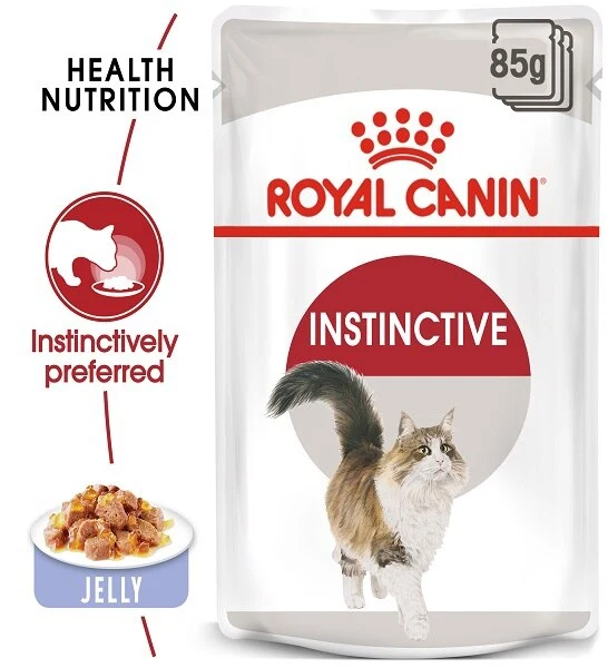 Royal Canin Instinctive Adult In Jelly Wet Cat Food 85G - Pack of 12