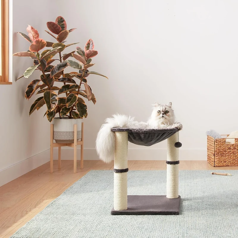 Regalia Cat Climbing Tree Hammock Bed & Scratching Post 40x40x50cm