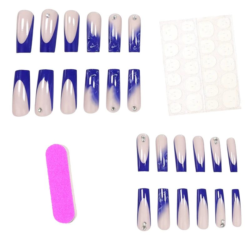 Glamouröse Acryl-Nagelkunst Karnz