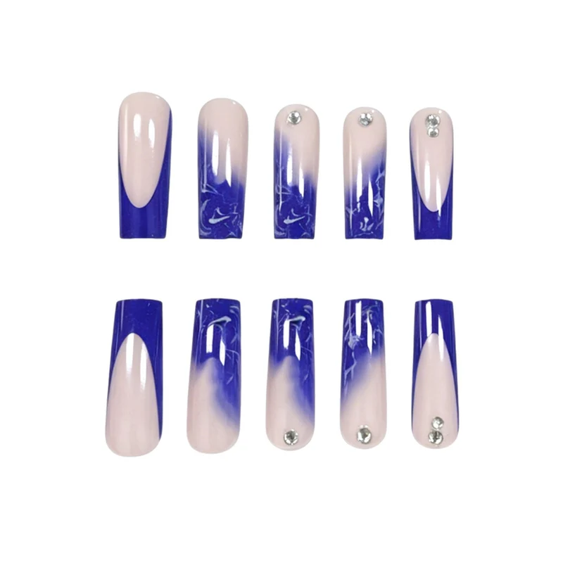 Glamouröse Acryl-Nagelkunst Karnz