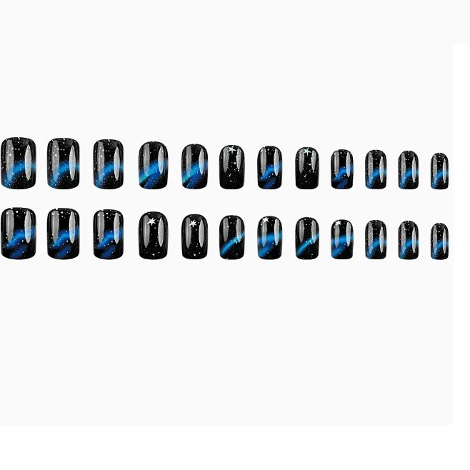 Galaxy-Themed Nail Art Set Karnz