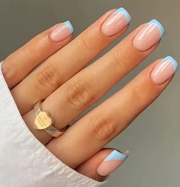 Französische Tipp Acryl-Nagelverlängerungen Karnz