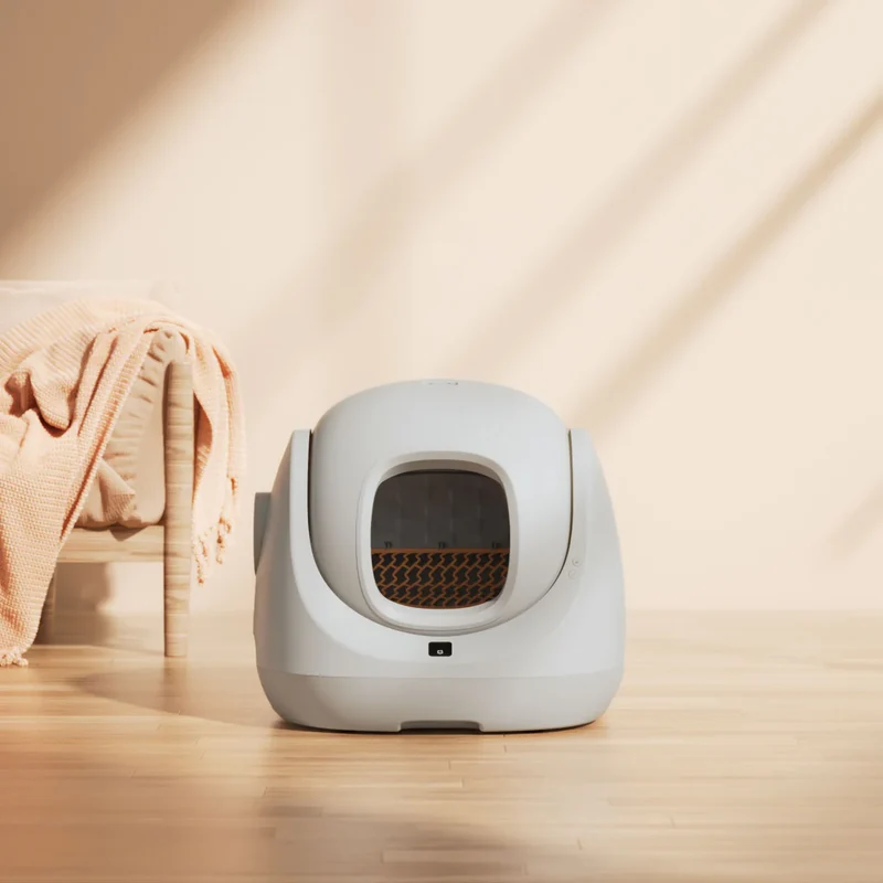 Catlink SE Lite AI Self Cleaning With Odour Removal Smart Cat Litter Box 64x56x60cm - White