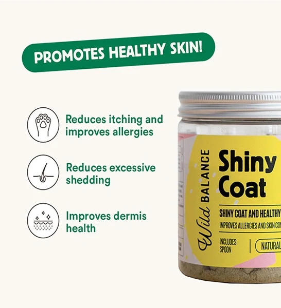 Wild Balance Shiny Coat Supplement for Dogs & Cats 100g