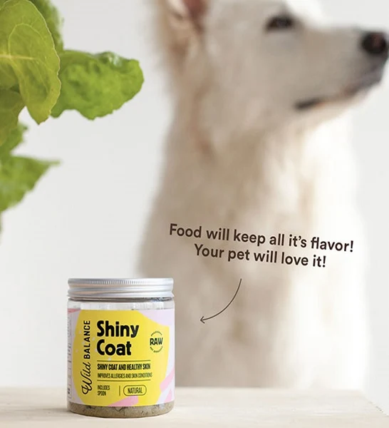 Wild Balance Shiny Coat Supplement for Dogs & Cats 100g