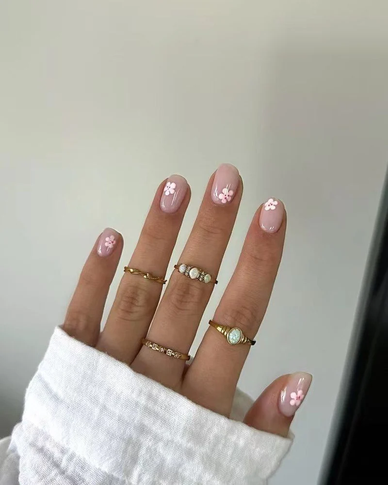 Blumen-Themen Nagelkunst Verbesserungen Karnz