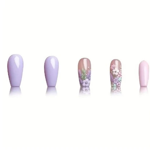 Blumenmuster Acryl-Nagelkunstverzierungen Karnz