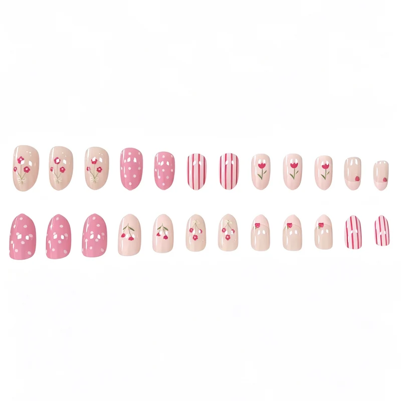 Floral Theme Nagelkunst Set Karnz