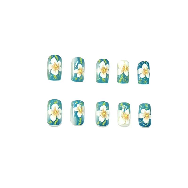 Florale Nagelkunstverlängerungen Karnz