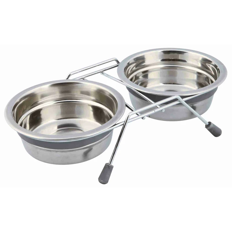 Napf-Set Eat on Feet mit Klapperschutz