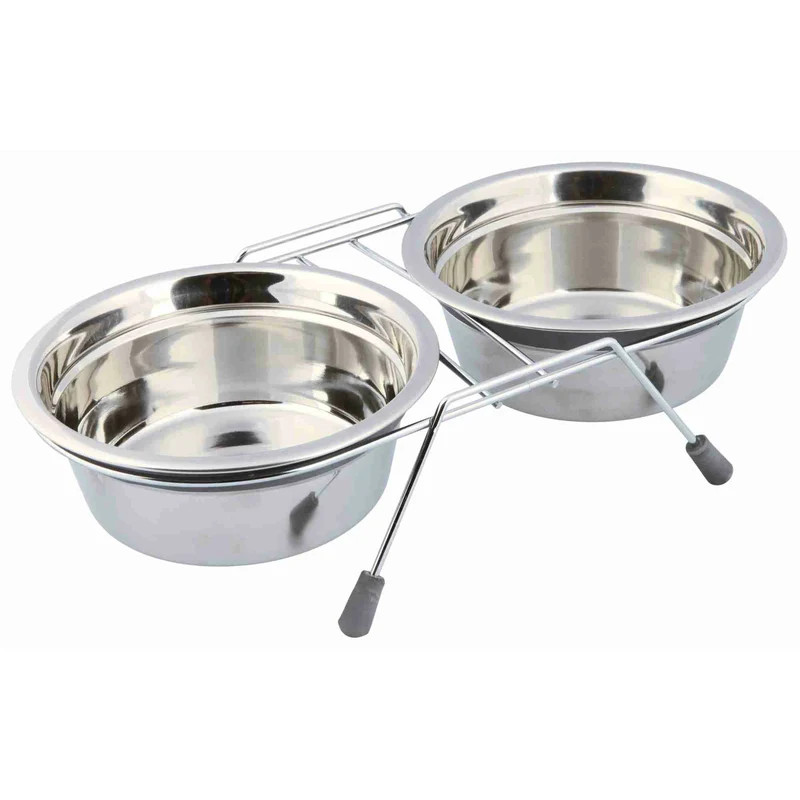 Napf-Set Eat on Feet mit Klapperschutz