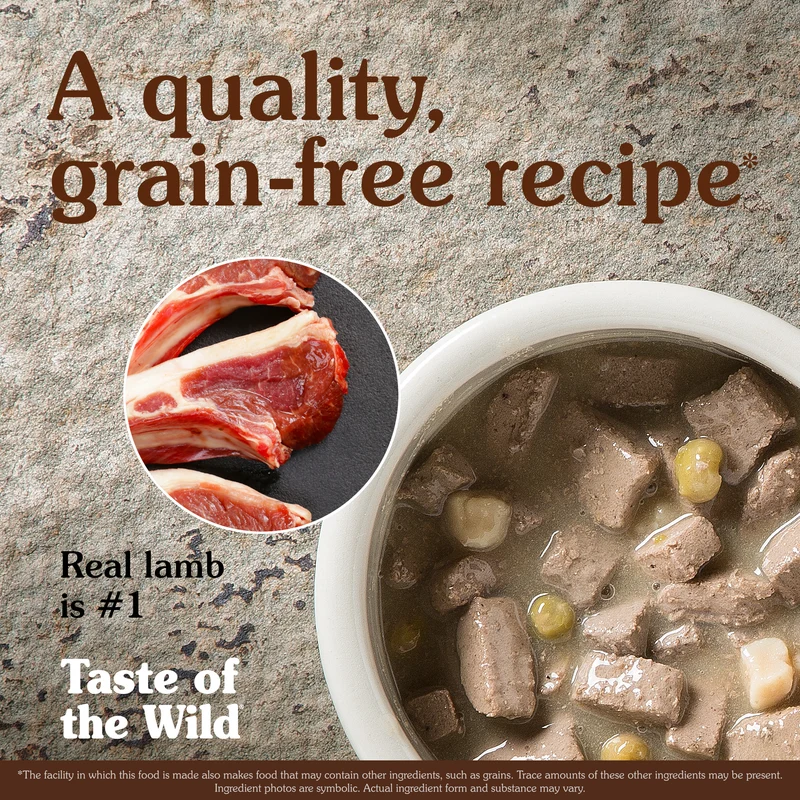 Taste of the Wild Sierra Mountain Canine in Gravy Wet Dog Food 390G - Pack of 12