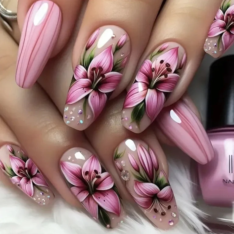 Floral Nail Art Design Karnz 1789915300