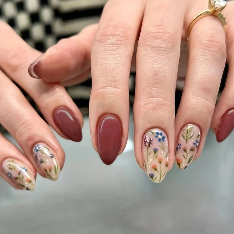 Blumeninspirierten Nagelkunst Verbesserungen Karnz