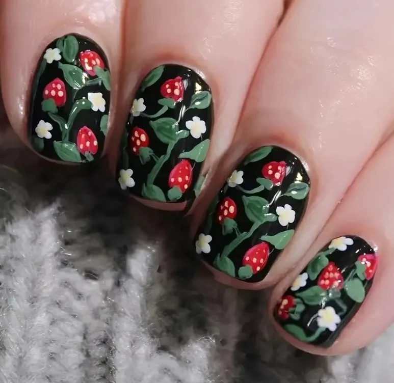 Blumenverlauf Nagelkunstset Karnz