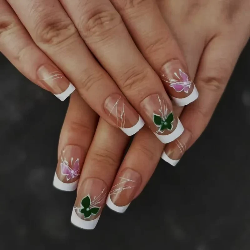 Floral Gradient Nail Art Design Kit Karnz