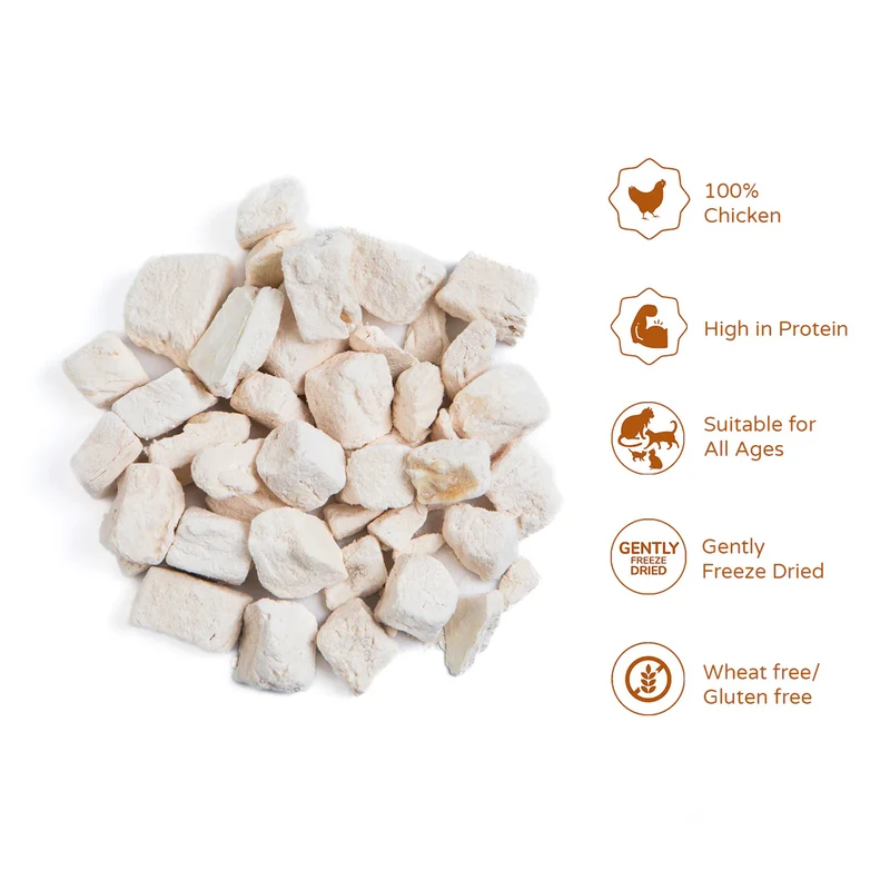 Thrive 100% Real Freeze Dried Chicken Breast Cat Treats 170G - Pack of 3