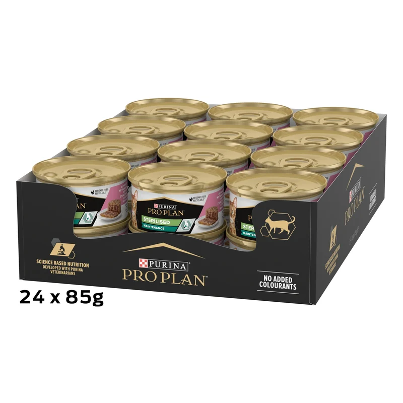Purina Pro Plan Adult Sterilised Maintenance Salmon & Tuna Terrine Wet Cat Food 85G