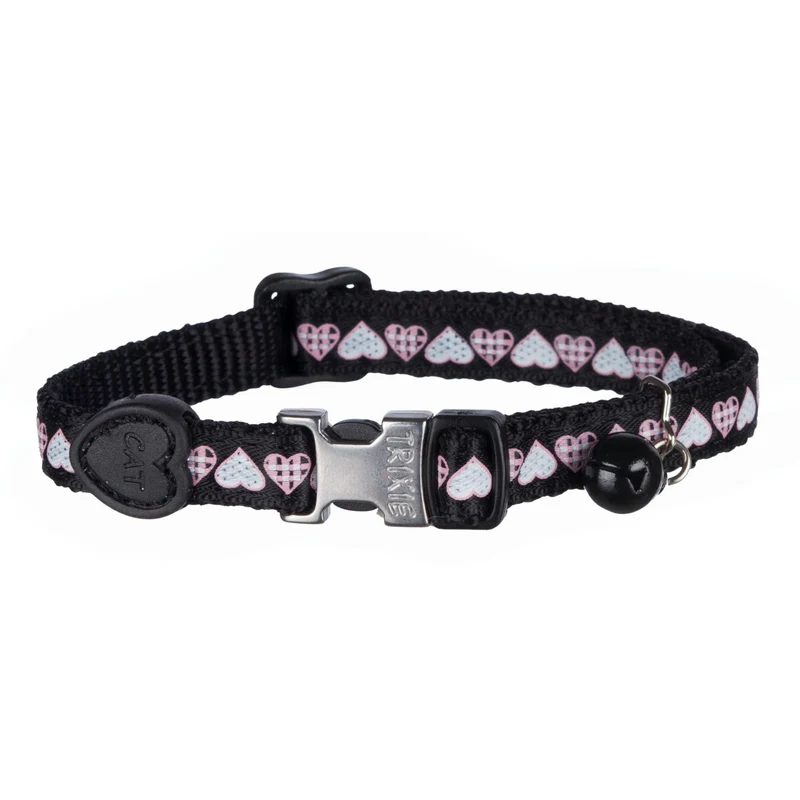 Katzenhalsband mit Herzen