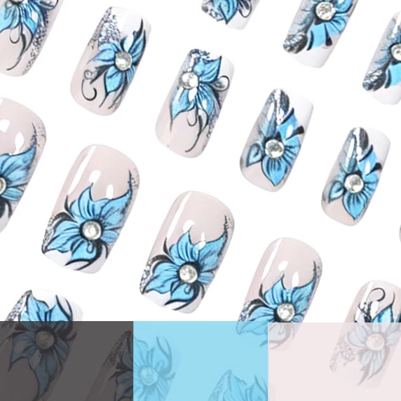 Floral Design Nagelkunst Karnz