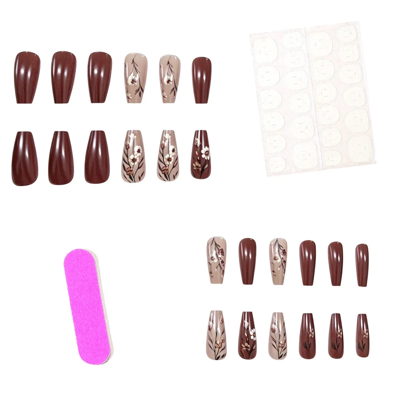 Blumen Design Acryl Nagelverzierungen Karnz