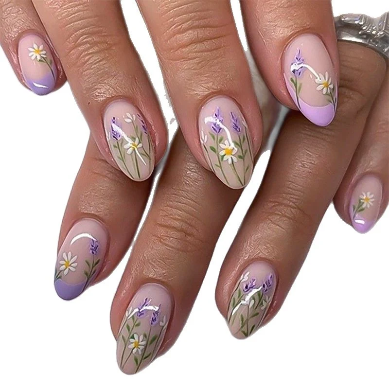 Blumenartige artikulierte Acrylnagelerweiterungen Karnz