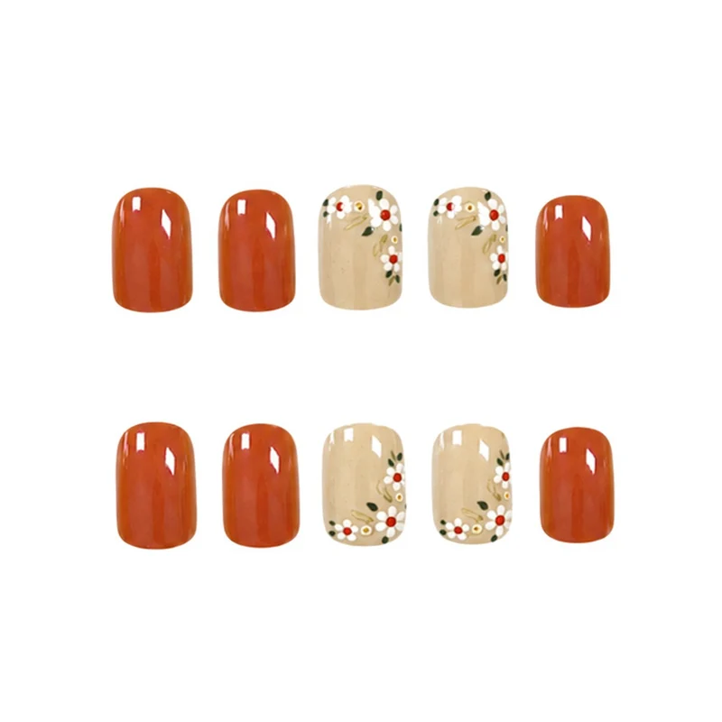 Floral Art Acryl Nagel Set Karnz