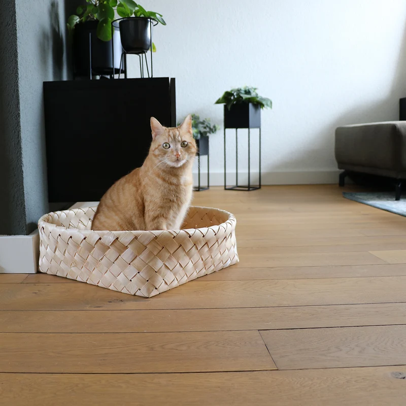 D&D Home Bodhi Cat Basket Bed