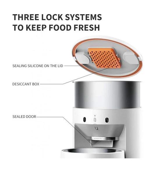 PetKit INFINITI Automatic Feeder with Stainless Steel Bowl for Dogs & Cats