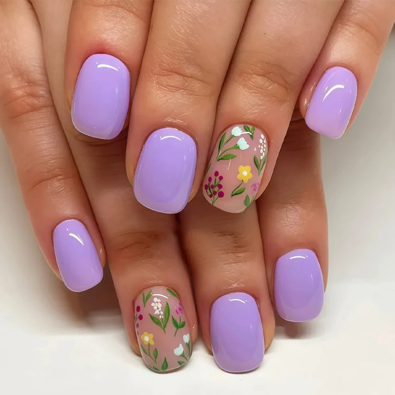Floral Art Acryl Nageldesign Karnz