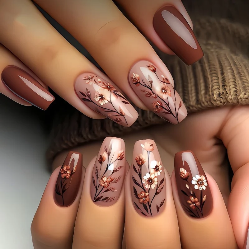 Floral Acryl-Nagelkunst Verbesserungen Karnz 1789915509