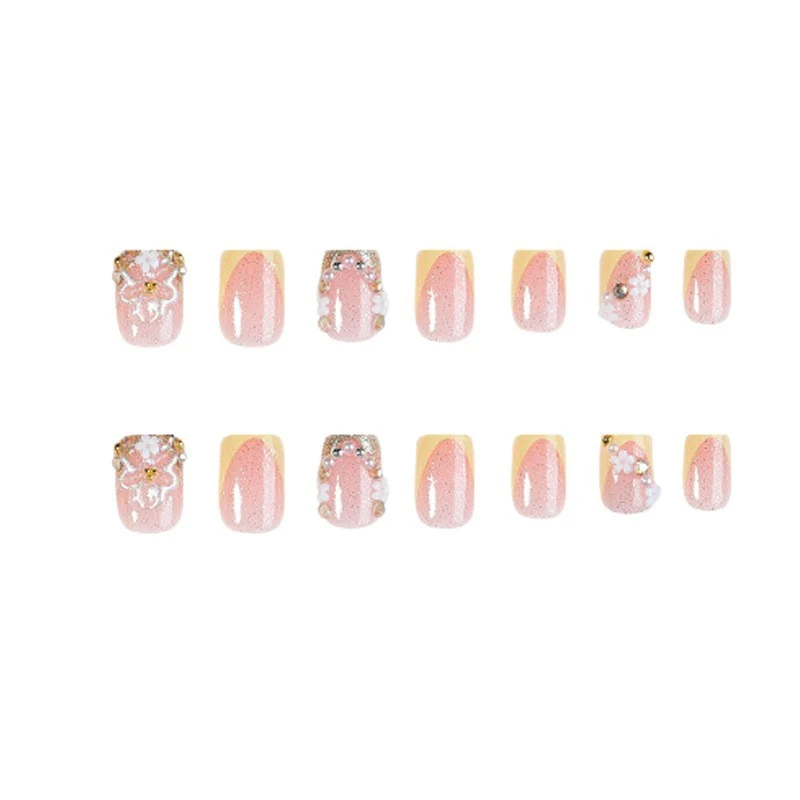 Floral 3D Nagelkunst Verbesserungen Karnz