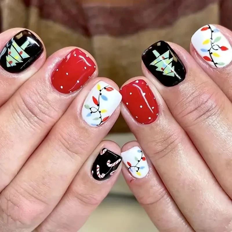 Festliches Feiertags-Nagelkunst-Set Karnz