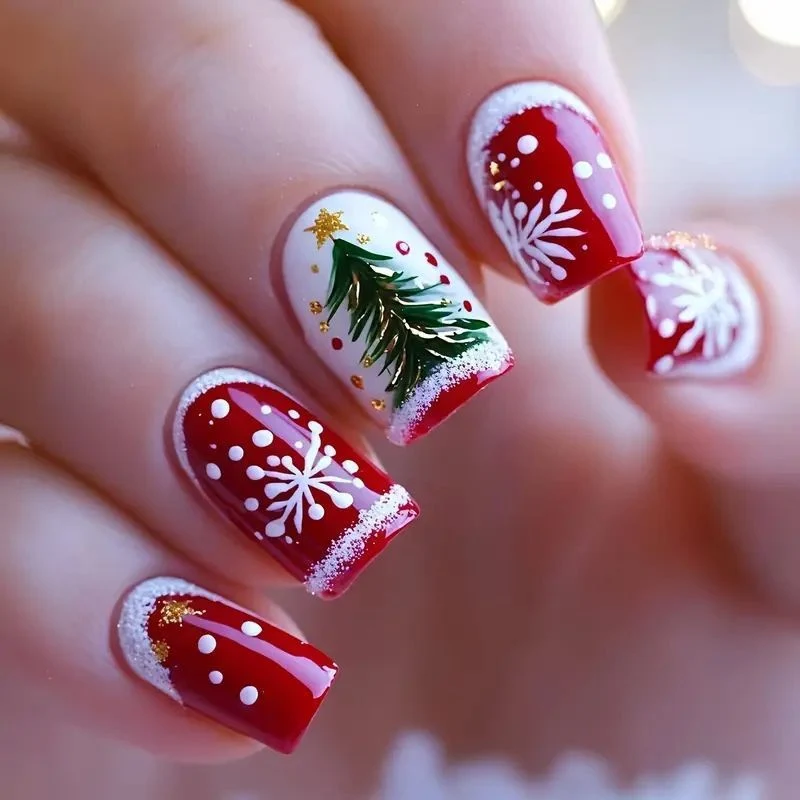 Festliche Feiertags-Nagelkunst-Verstärkungen Karnz 1789915617