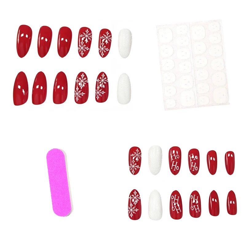 Festives Feiertags-Nagelkunst-Design Karnz