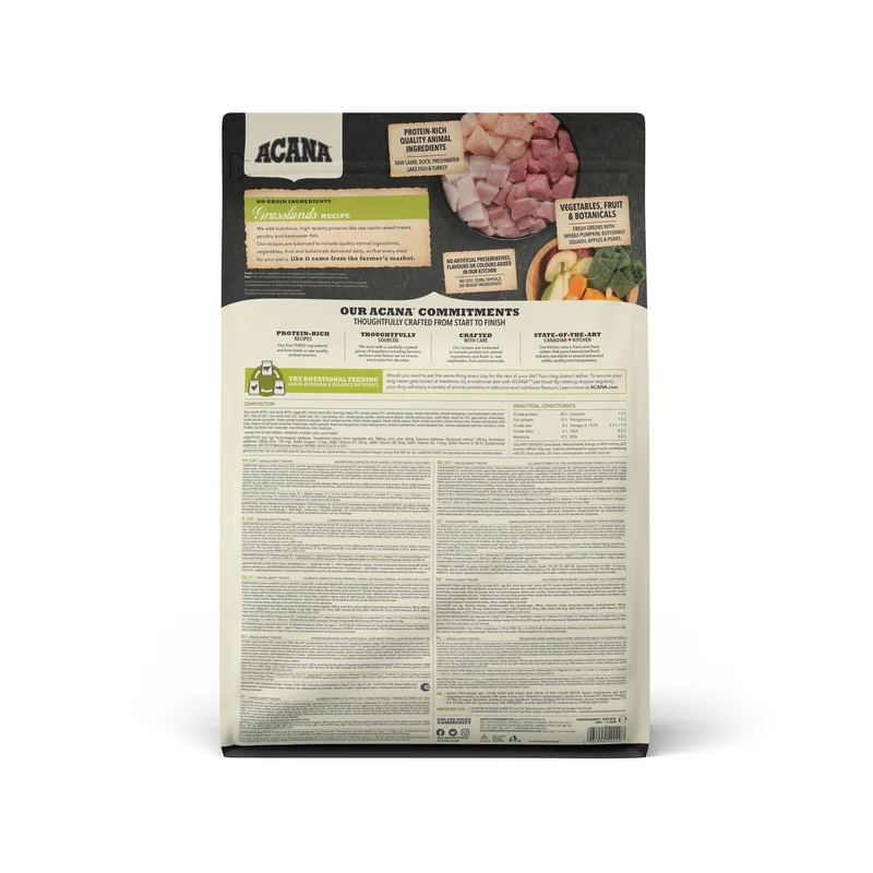 Acana Grasslands Recipe Dry Dog Food 2KG